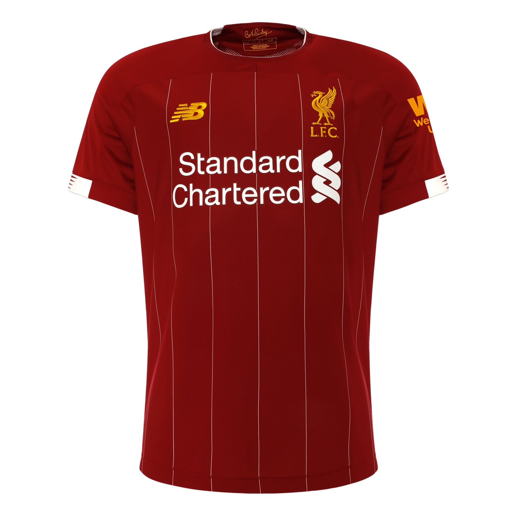 LFC Mens Home Shirt 19/20 - Salah Arabic (Gold)