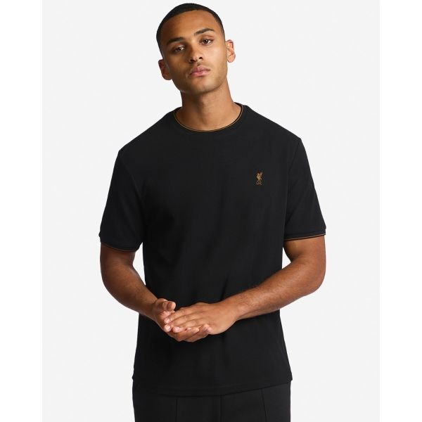 LFC Mens Knitted Tee Black