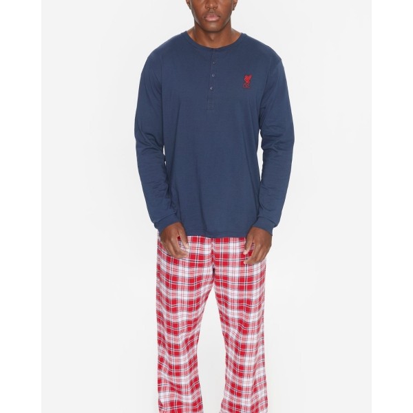 LFC Mens Long Check PJ Set