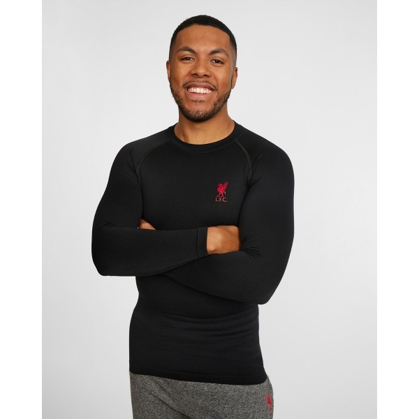 LFC Mens Long Sleeve Seamless Tee Black