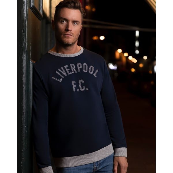 LFC Mens Navy Applique Crew