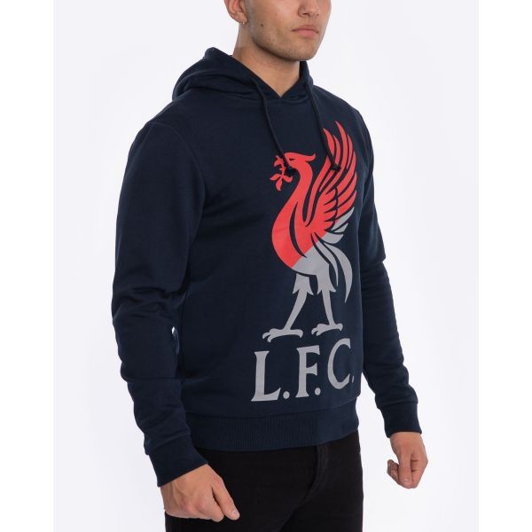 LFC Mens Navy Liverbird Hoody