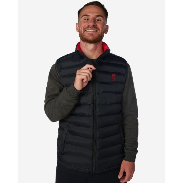 LFC Mens Padded Gilet Black