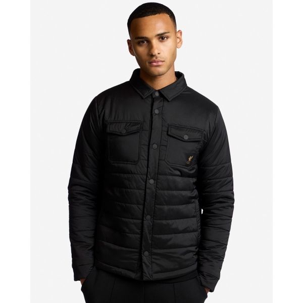 LFC Mens Padded Shacket Black
