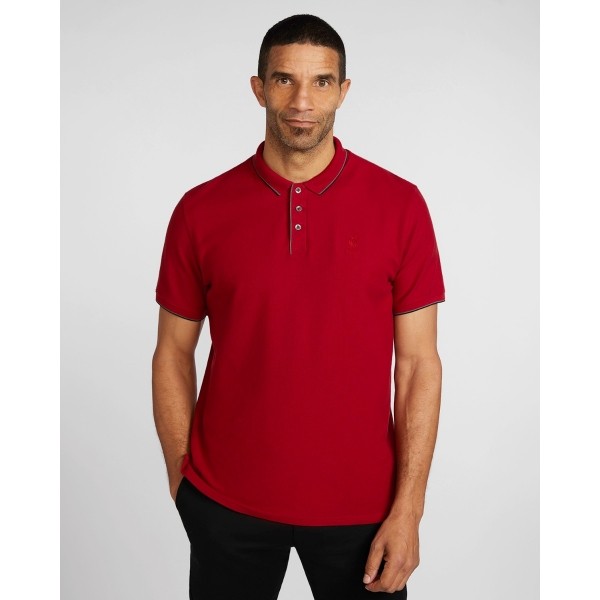 LFC Mens Red Firma Tipping Polo