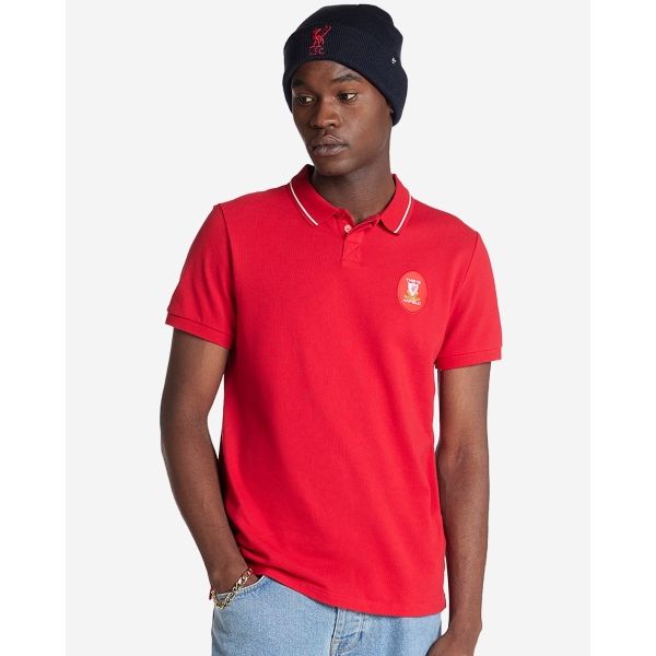 LFC Mens This Is Anfield Polo Red