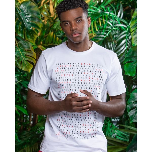 LFC Mens YNWA White Tee