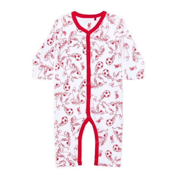 LFC Mighty Red Baby Romper White
