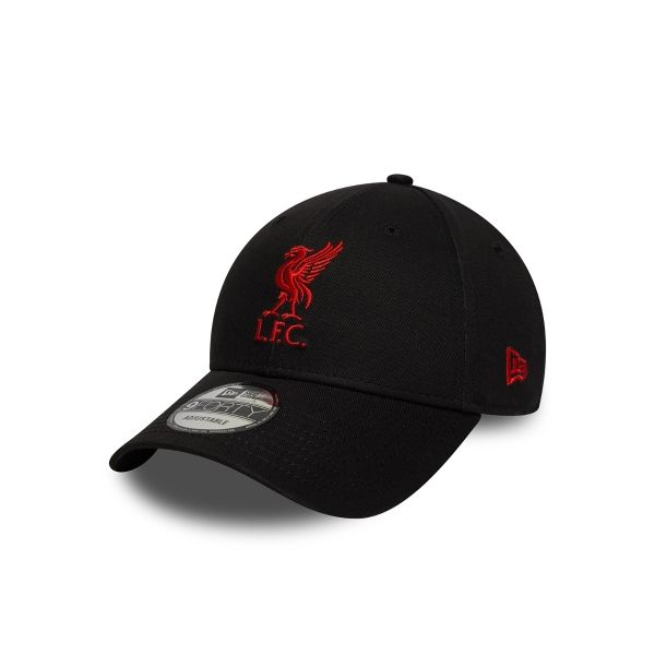 LFC New Era 9FORTY Liverbird Cap Black & Red