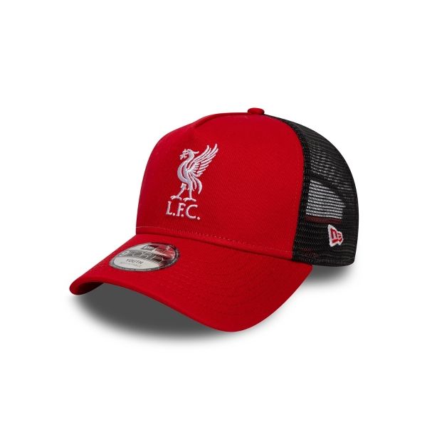 LFC New Era Kids TRUCKER Liverbird Red & Black