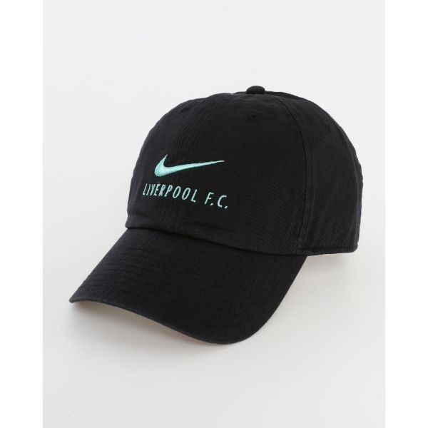 LFC Nike Adults Swoosh Heritage 86 Black Cap