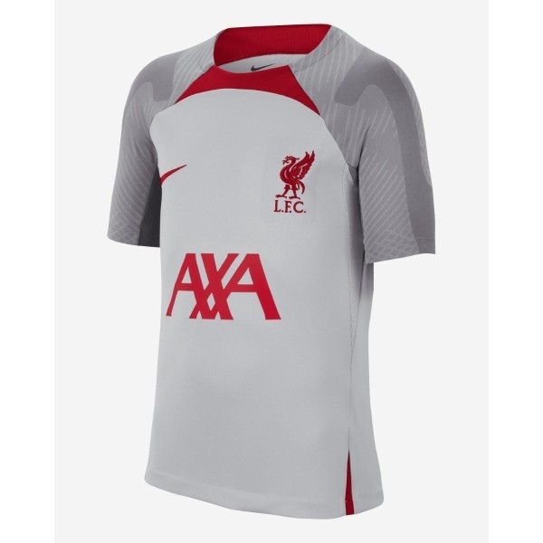 LFC Nike Big Kids TRG Strike Short Sleeve Top 22-23 Grey