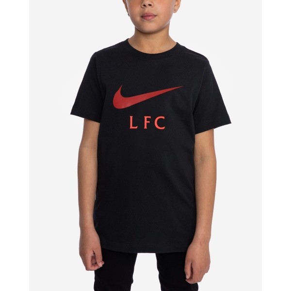 LFC Nike Junior Black Swoosh Club Tee