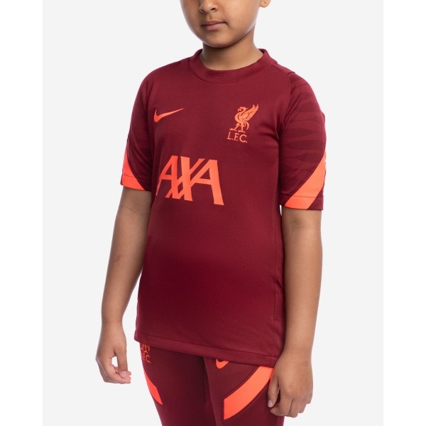 LFC Nike Junior Red Strike Short Sleeve Top