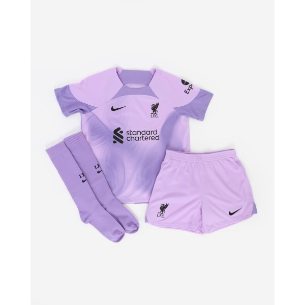 LFC Nike Little Kids Home Goalkeeper Kit 22/23