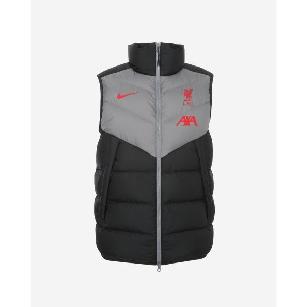 LFC Nike Mens Coaches Collection Black Down-Fill Vest