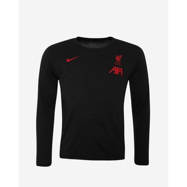 LFC Nike Mens Coaches Collection Black Long-Sleeve Top