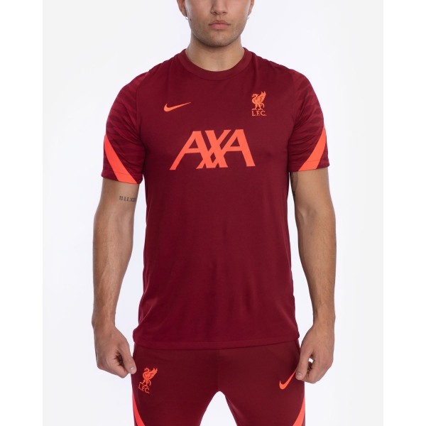 LFC Nike Mens Red Strike Short Sleeve Top