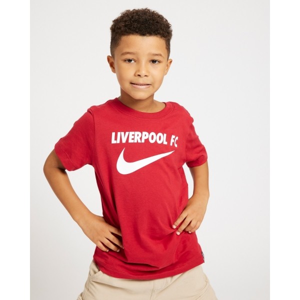 LFC Nike Older Kids Tough Red Swoosh Tee 22/23