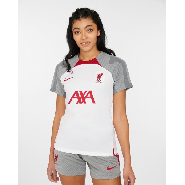 LFC Nike Womens TRG Strike Short Sleeve Top 22-23 White