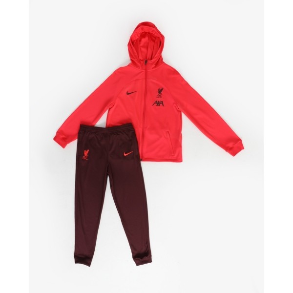 LFC Nike Younger Kids Siren Red Strike Tracksuit 22/23