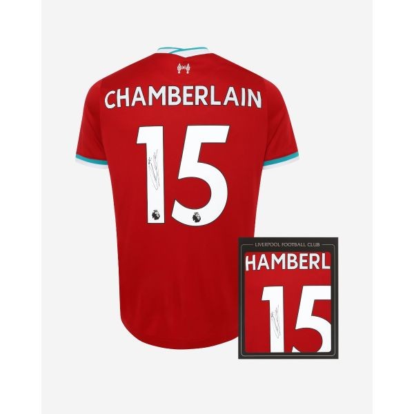 LFC Oxlade-Chamerblain Signed 20/21 Boxed Shirt