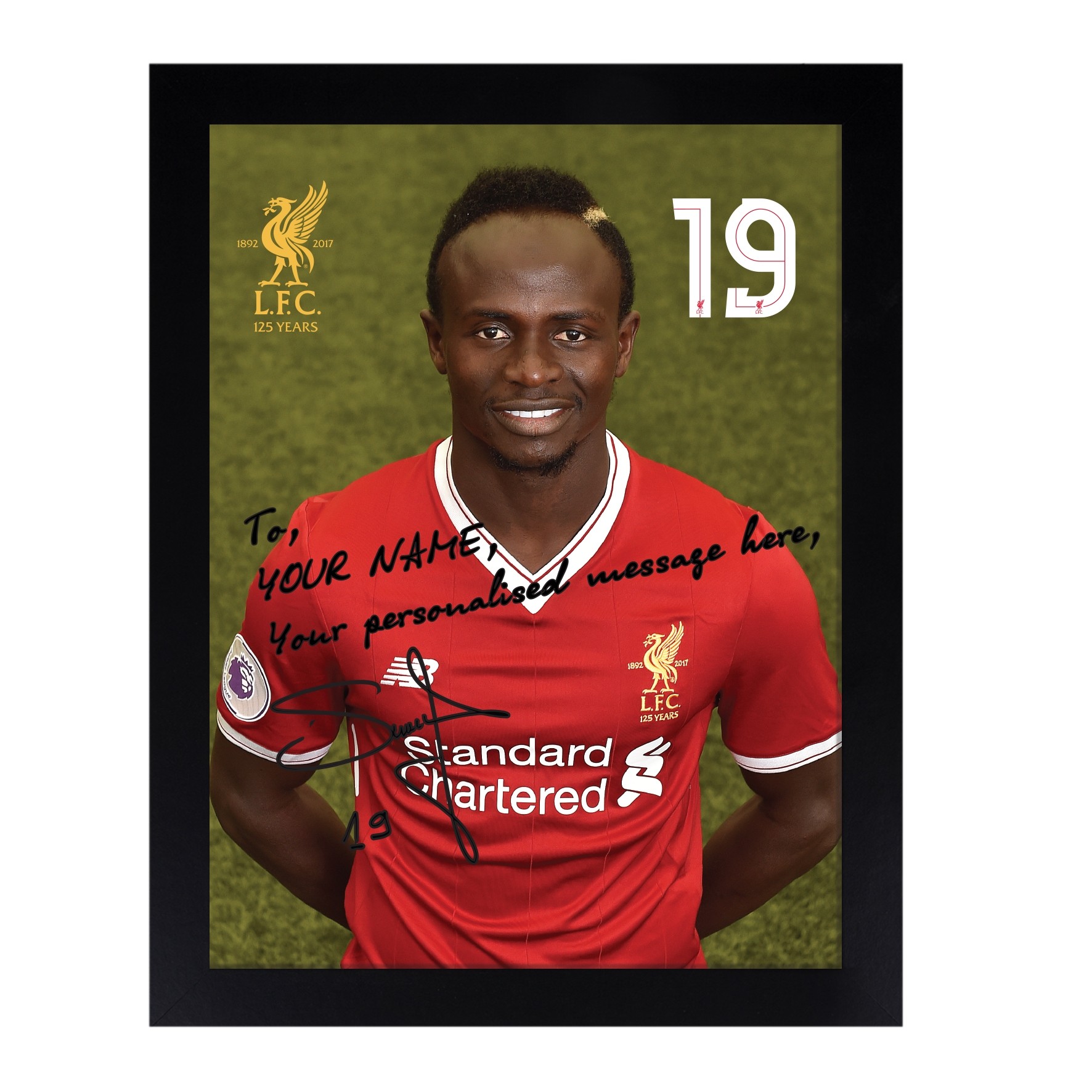 LFC Personalised 8 x 10 Mane Frame