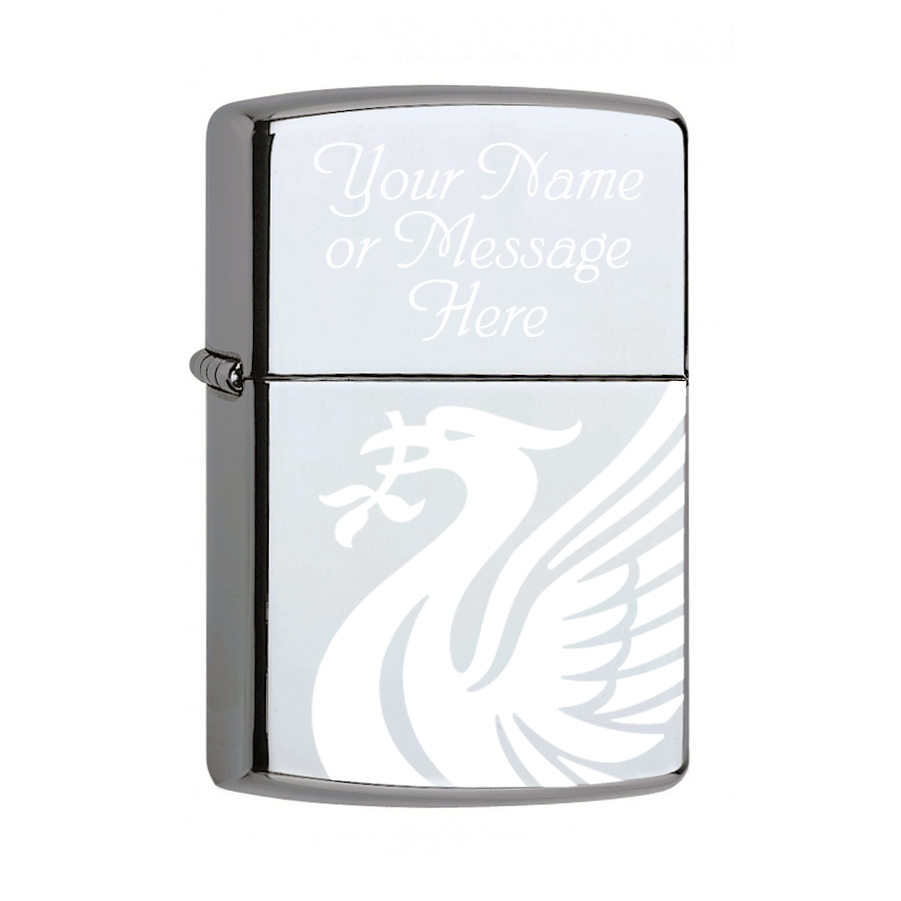 Lfc Personalised Italic Zippo Lighter Anfield Shop