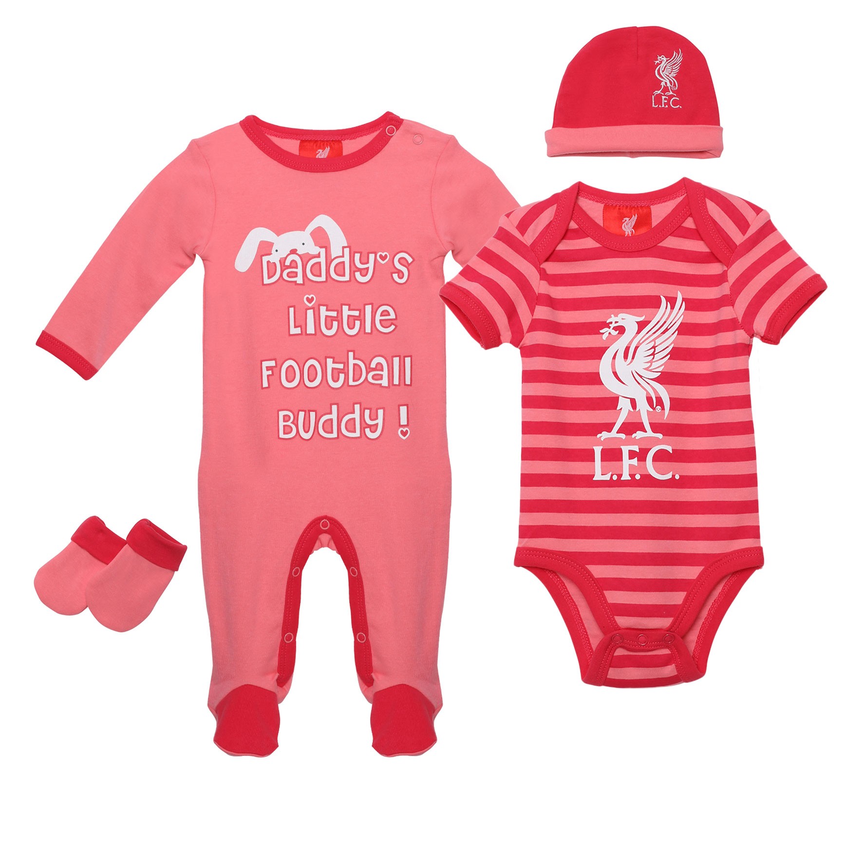 LFC Pink Baby 4 Piece Set