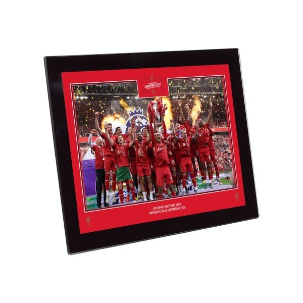 LFC Premier League Trophy Lift 8 x 6 Glass Image