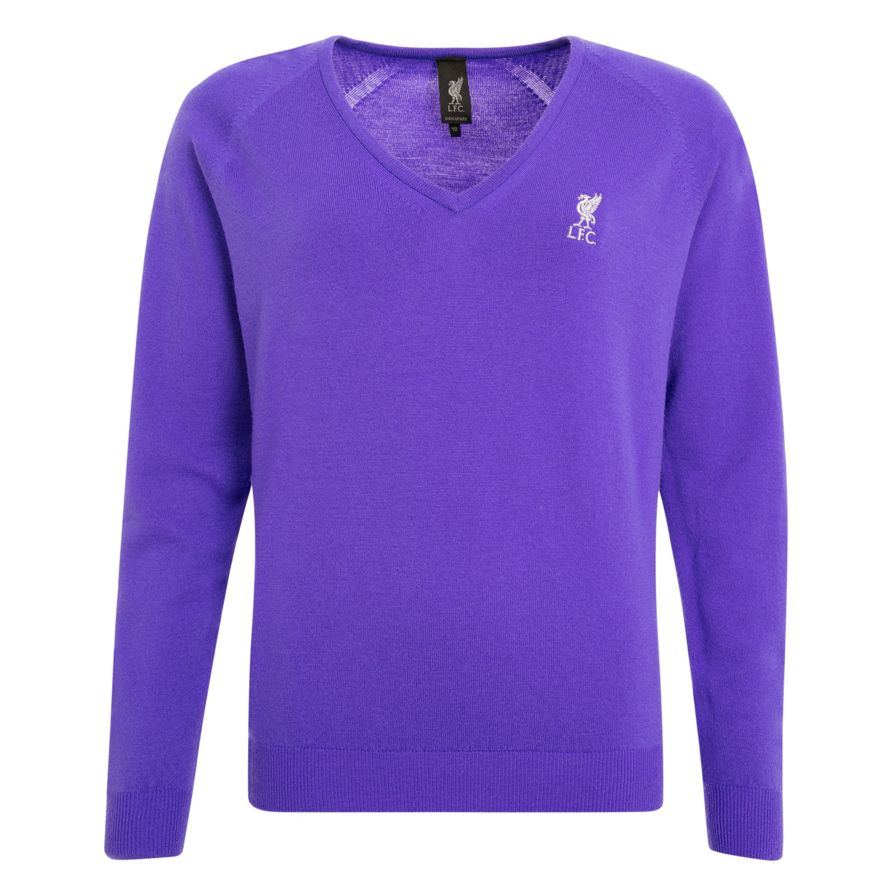 LFC Signature Collection Ladies V Neck Purple Jumper