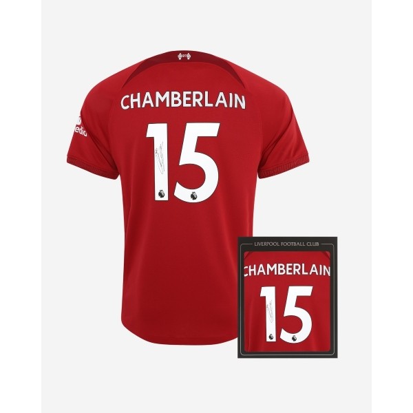 LFC Signed 22-23 Chamberlain Boxed Shirt