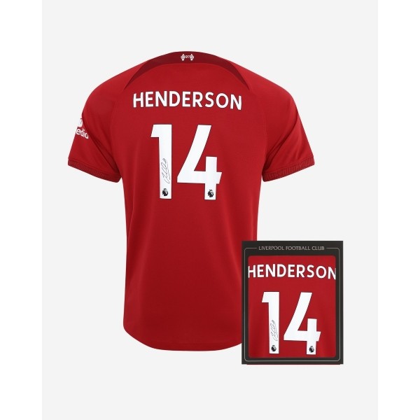 LFC Signed 22-23 Henderson Boxed Shirt