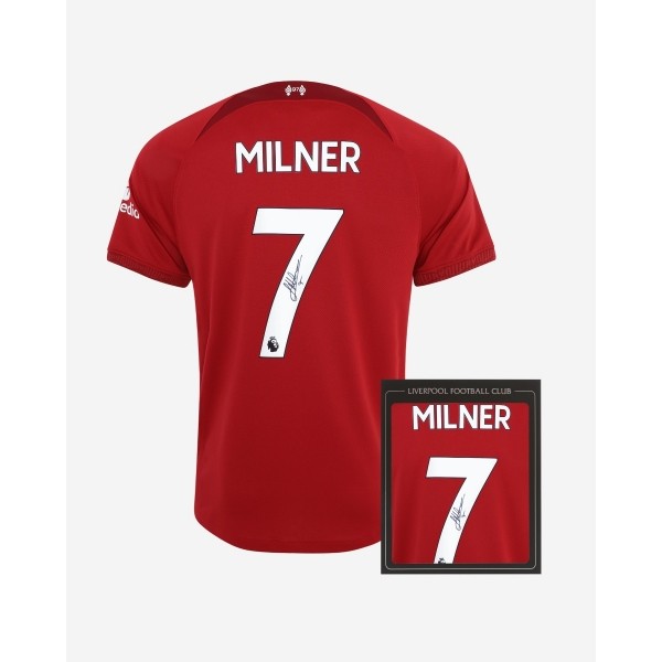 LFC Signed 22-23 Milner Boxed Shirt