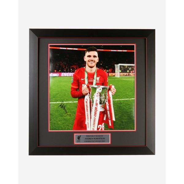 LFC Signed Robertson Carabao Cup Winners Image