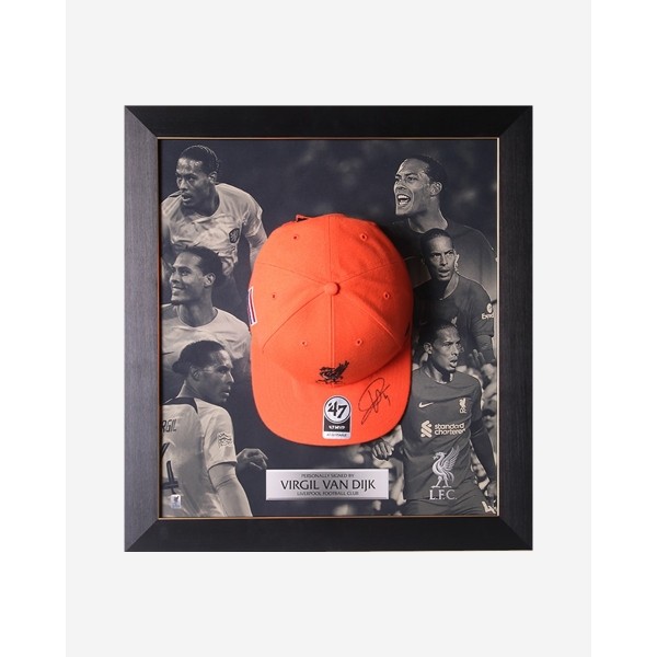 LFC Signed Virgil Cap In Frame