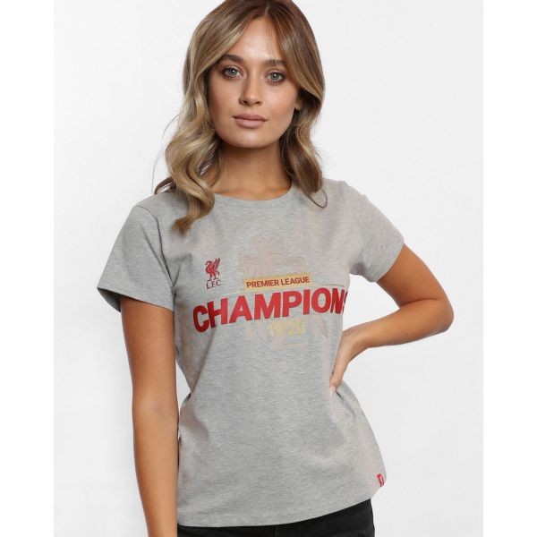 LFC Womens EPL Champions 19-20 Grey Tee