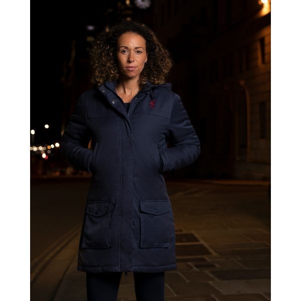LFC Womens Navy Wadded Parka