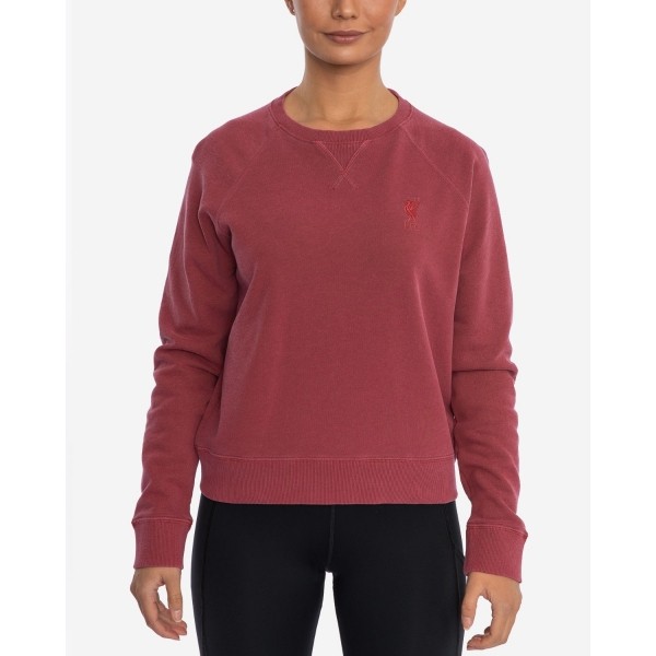 LFC Womens Vintage Red Laundered Crew Neck Sweat