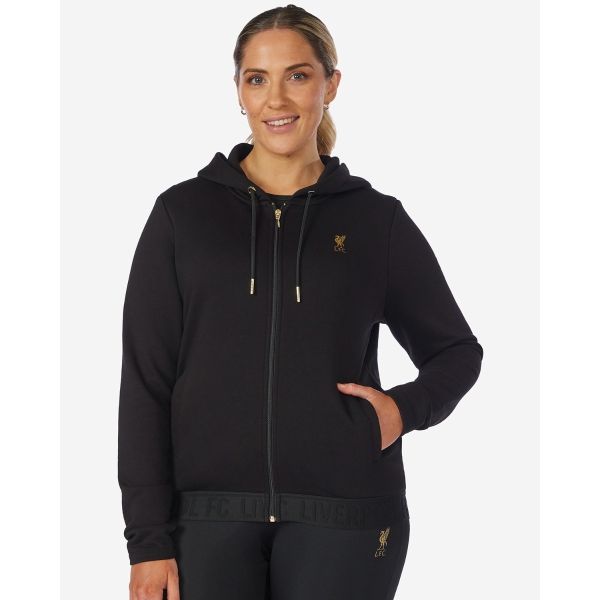 LFC Womens Zip Through Hoody Black
