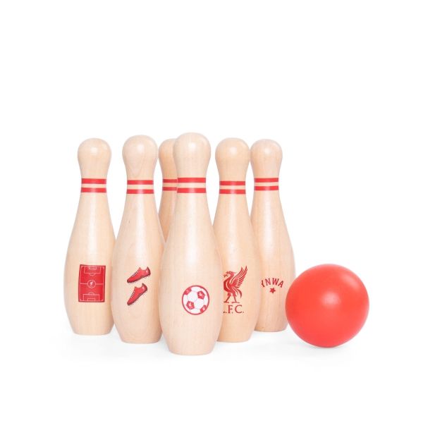 LFC Wooden Skittles & Bowling Bowl