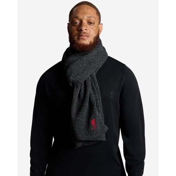 LFC X John Smedley Adults Scarf Graphite