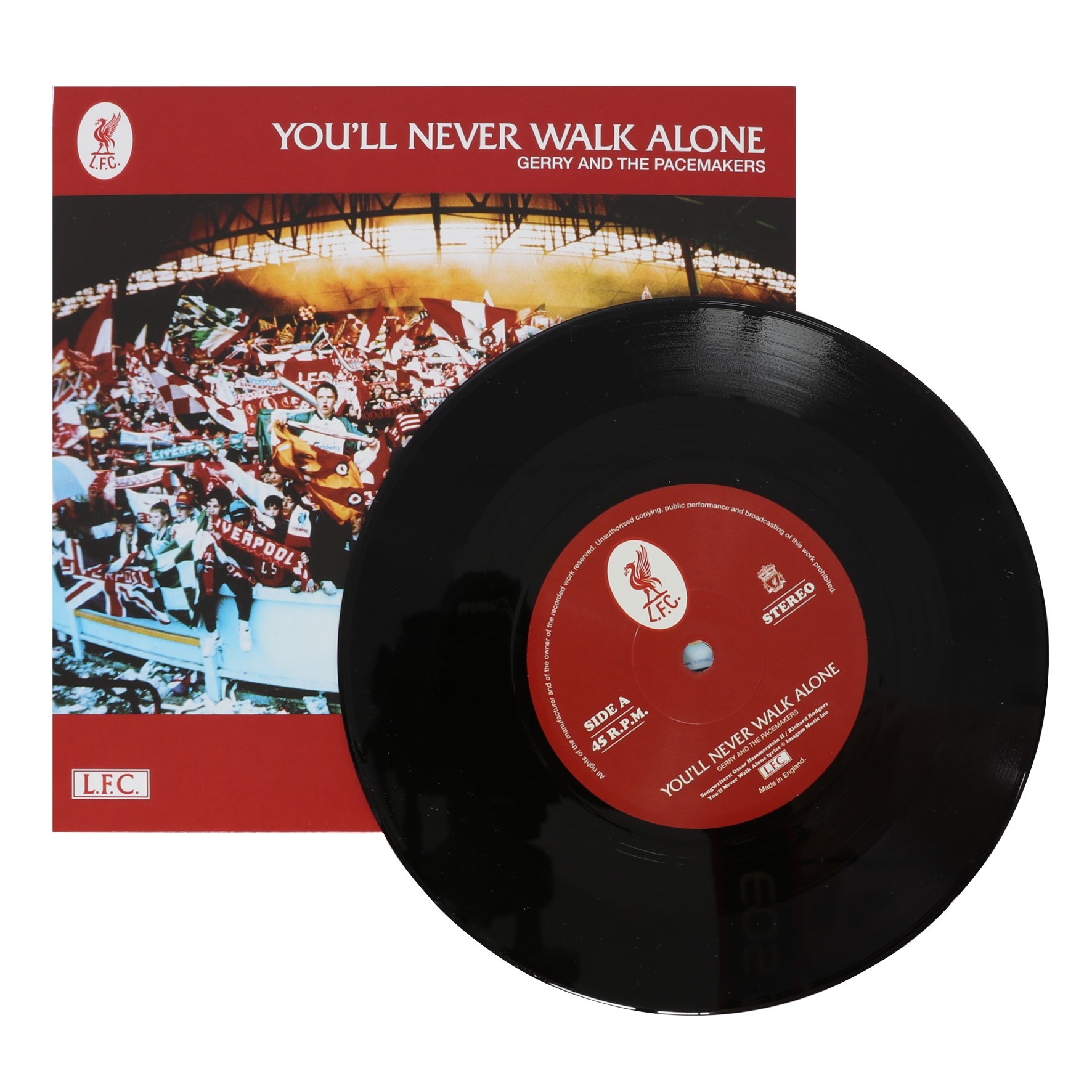 Lfc You Ll Never Walk Alone 7 Vinyl Record Anfield Shop