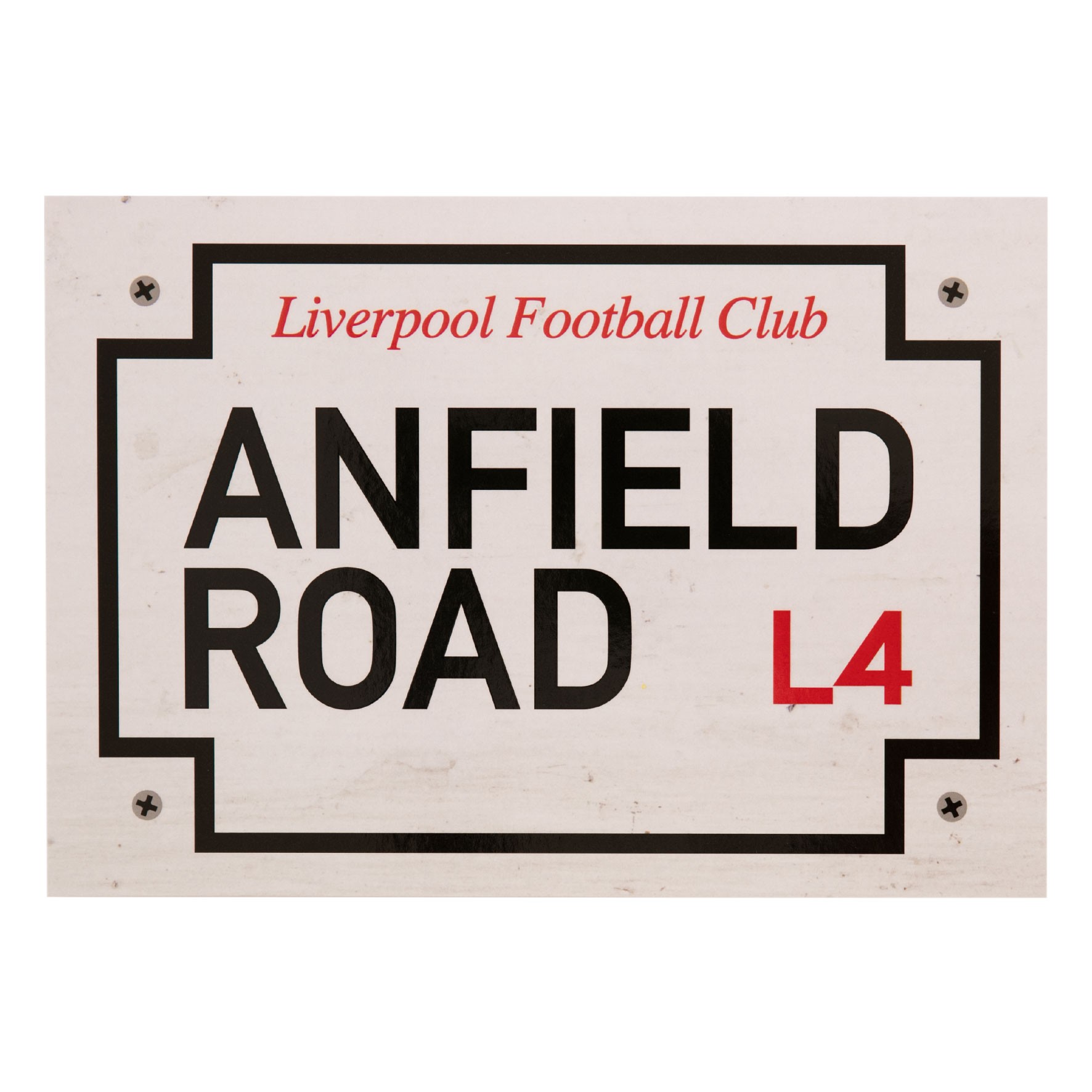 Liverpool FC Street Sign Card