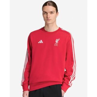 LFC adidas Mens 25/26 DNA Sweatshirt Red