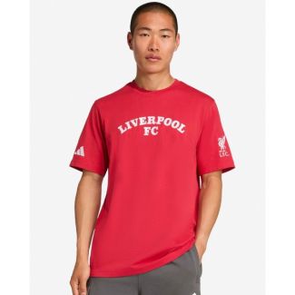 LFC adidas Mens 25/26 US Pack Tee Red
