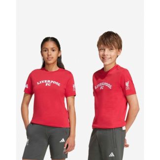 LFC adidas Youth 25/26 US Pack Tee Red