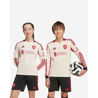 LFC adidas Youth Away Long Sleeve Jersey