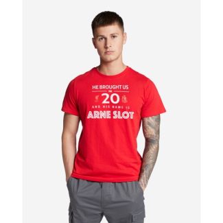 LFC Adults Arne Slot Graphic Tee Red