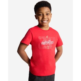 LFC EPL Champions 24/25 Juniors Tee Red